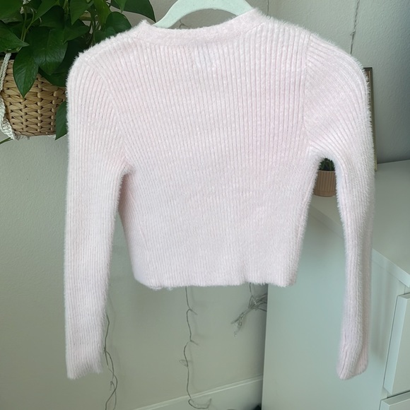Princess Polly Sweaters Princess Polly Pink Cropped Cardigan Poshmark
